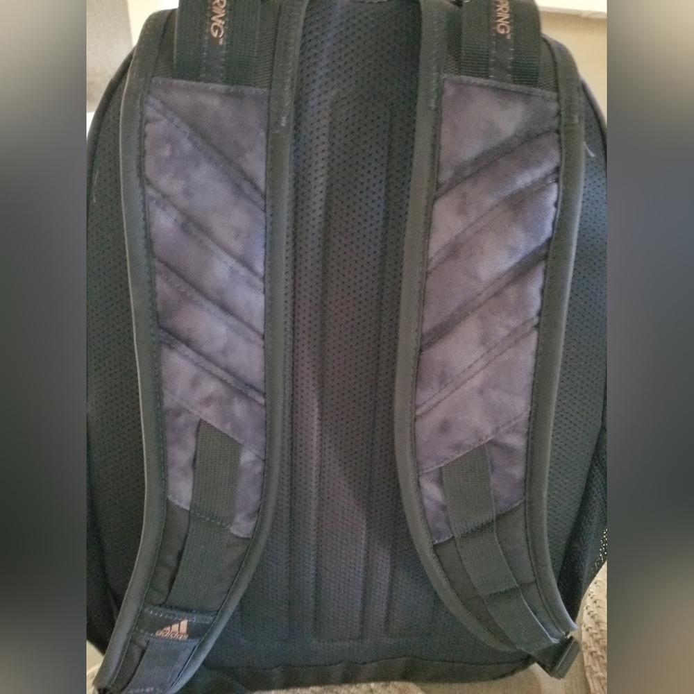 Adidas Black and Gold Backpack, Large, EUC - Picture 4 of 7